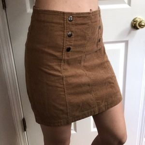 Short Corduroy Skirt